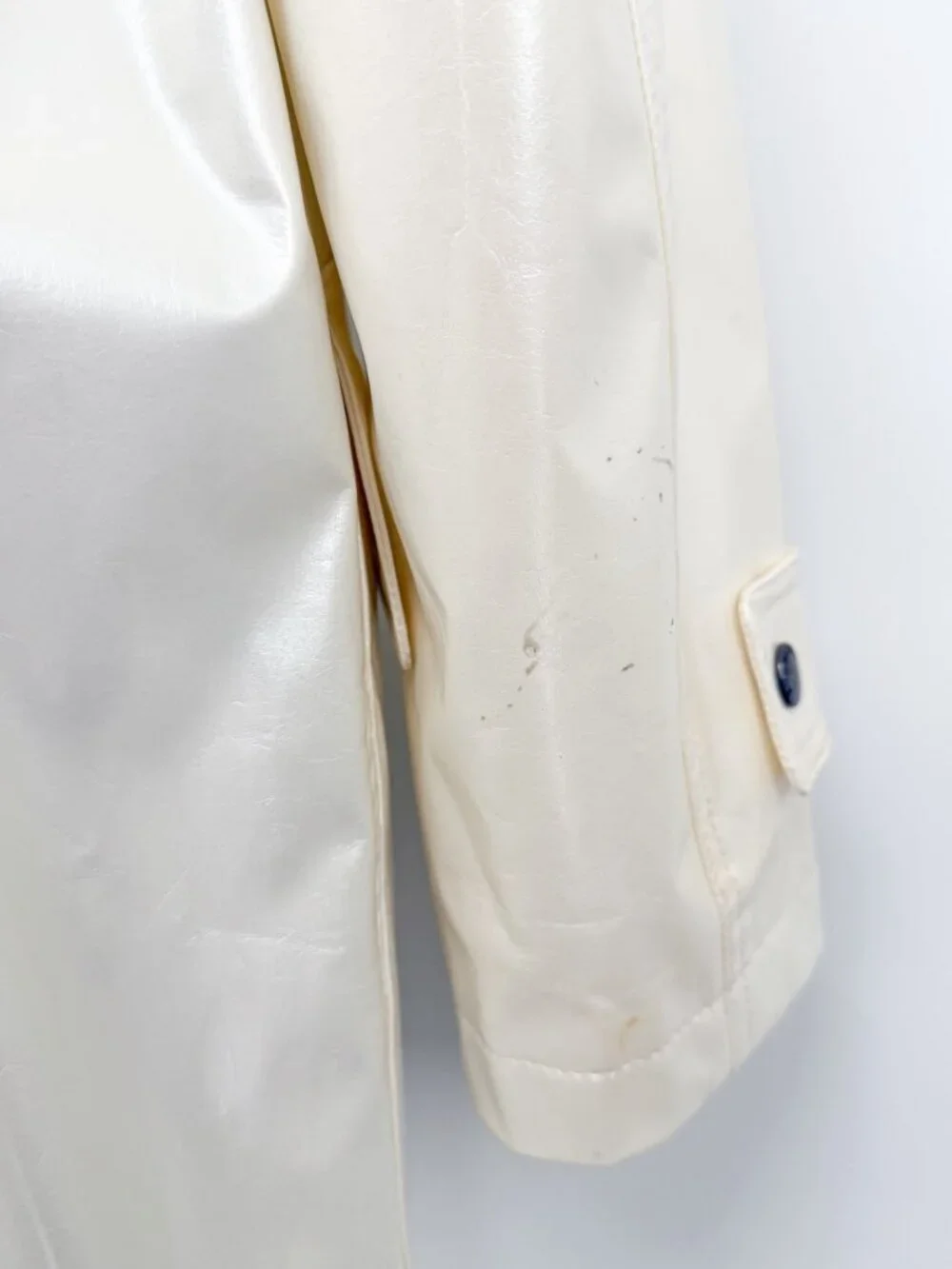 Burberry London Y2K Vintage Bonnie Iridescent Trench Rain Coat Jacket - Picture 12 of 16